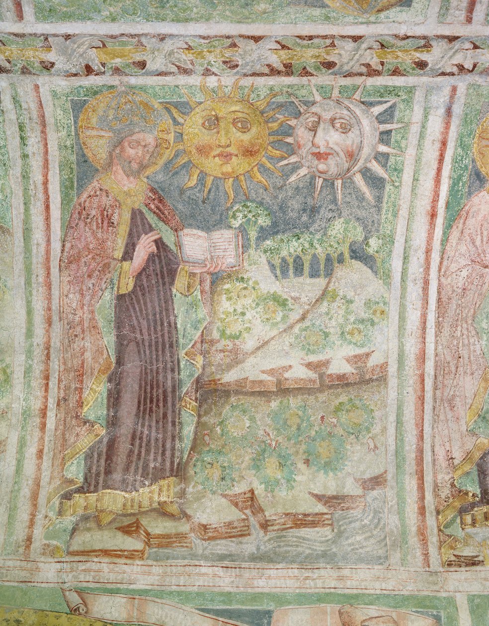 Skapelsen av solen, månen og stjernene, 1490 av Janez Kastav