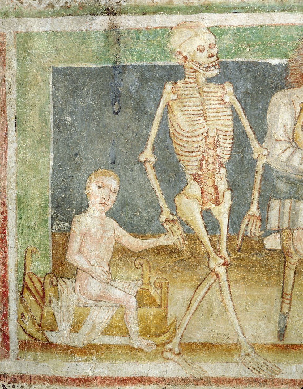 Dødsdansen: Døden og barnet, 1490 av Janez Kastav