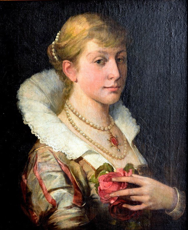 Dame med en rose av Janez Šubic