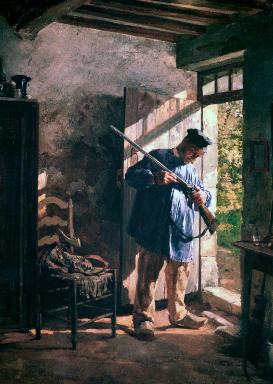 Før jakten, 1883 av Janez Šubic