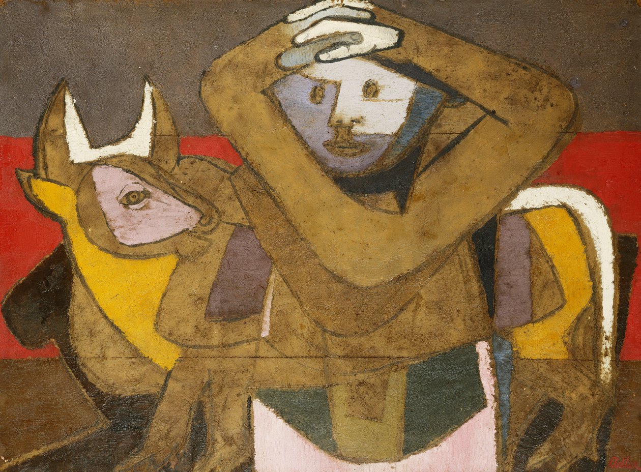 Bortføringen av Europa (skumring) av Jankel Adler