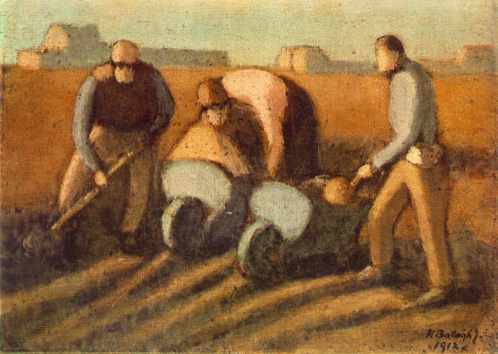 Navvies med Barrow av Janos Nagy Balogh