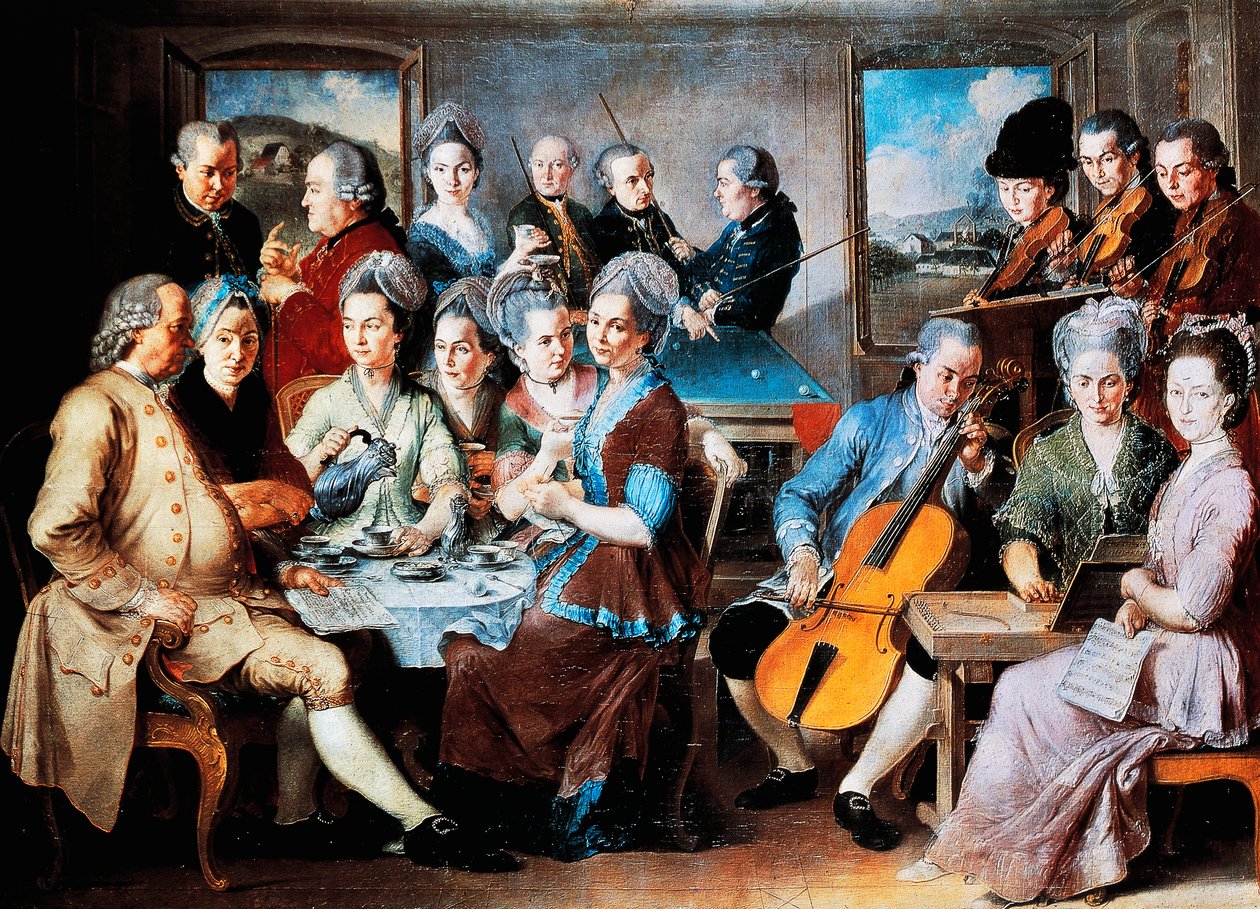 Remy familie av Januarius Zick