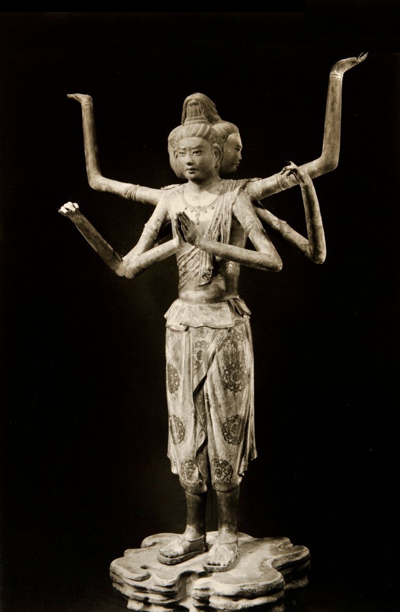 Ashura, fra 800-tallet, Nara-perioden, Kofukuji, 1950 av Japanese Photographer