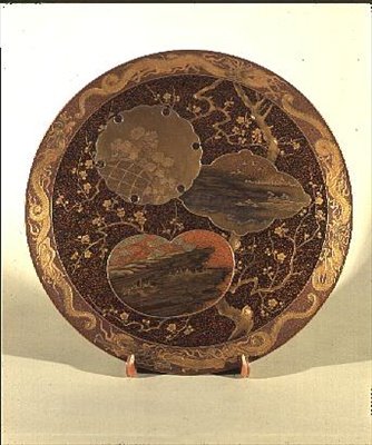 Fat, ca. 1830 (lakk) av Japanese School