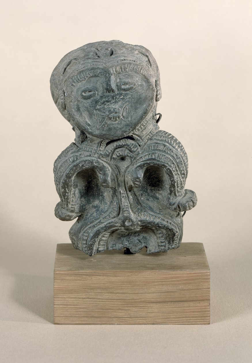 Jomon figur (lertøy) av Japanese School