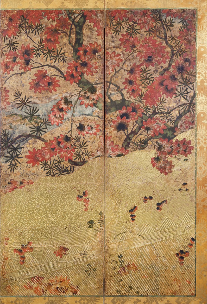Høstens planter, ca. 1550, av Japanese School
