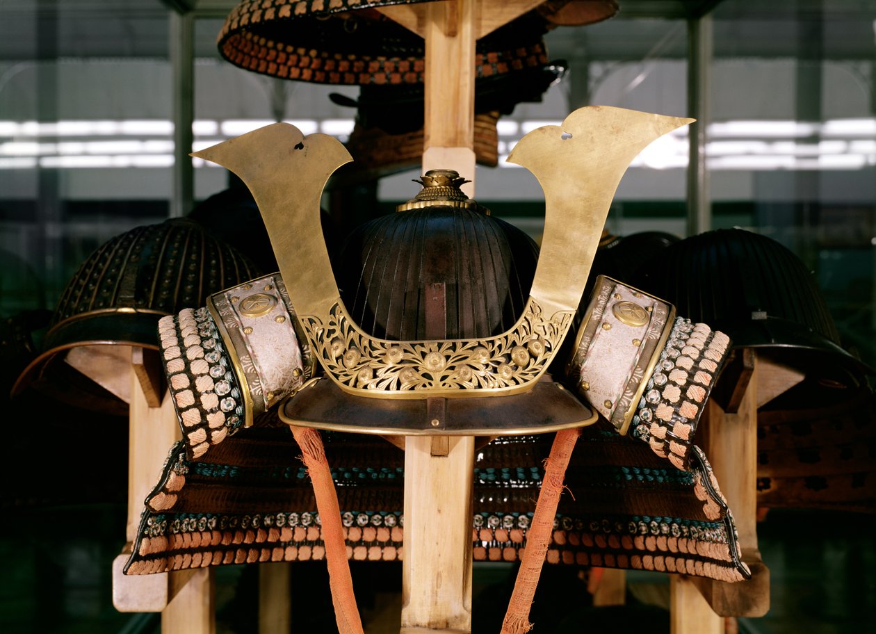 Samurai hjelm, midten av 1300-tallet av Japanese School