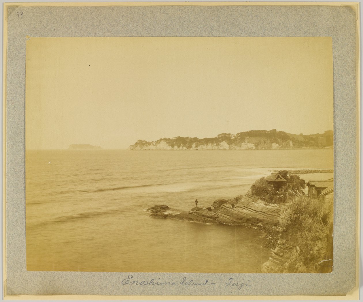 Enoshima sand, Fuji, Japan (s/h p varmt) av Japanese Photographer