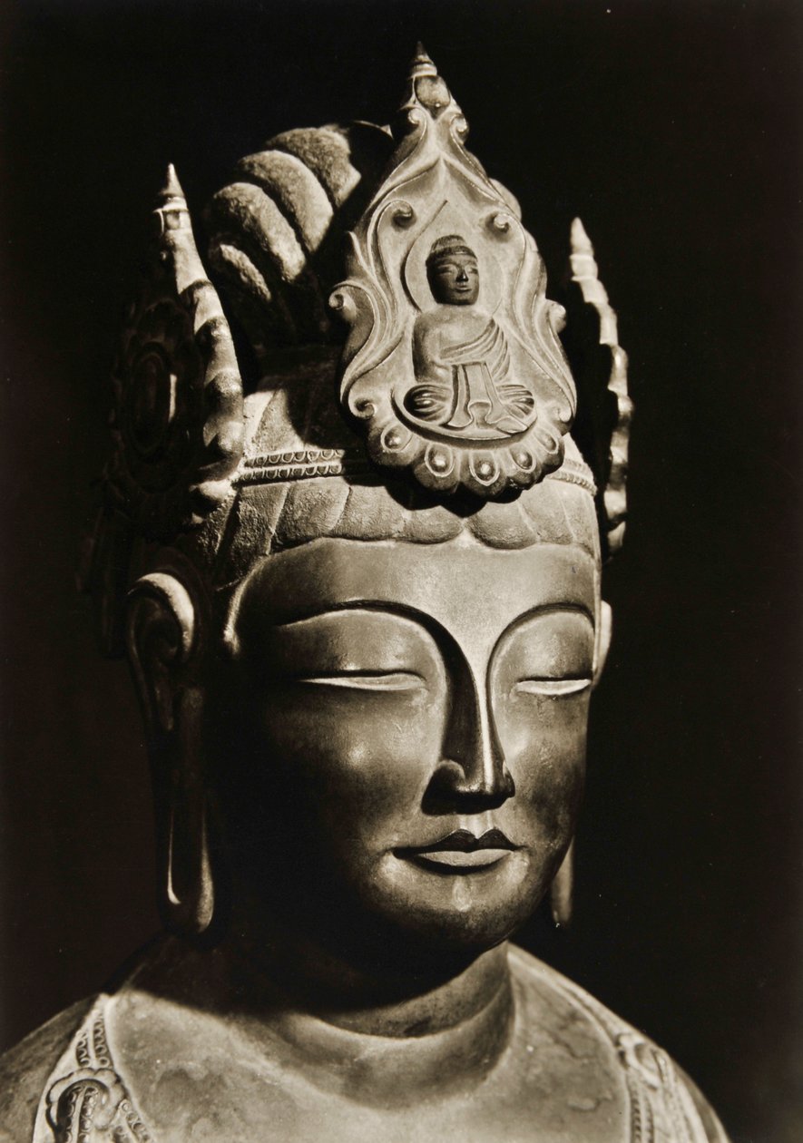 Drømmeforskjell Kan-on fra luftry for Perio d, på vent, for Japan, 1950 av Japanese Photographer