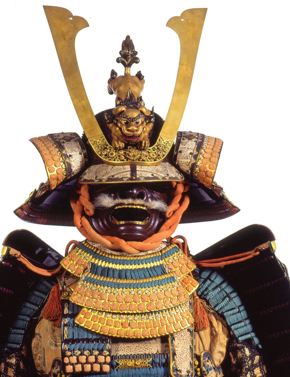Seremoniell rustning for en samurai, Edo-perioden (blandet media) av Japanese School