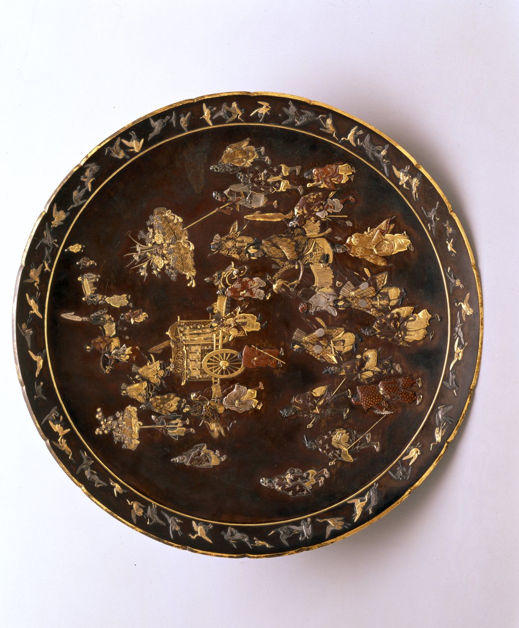 Lader, ca. 1885 (bronse, sølv, kobber og forgylt) av Japanese School