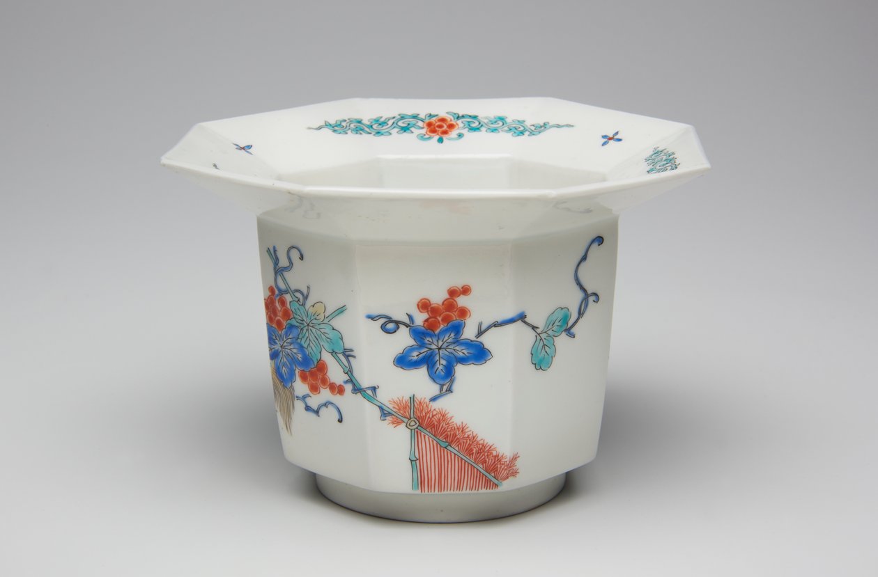 Kopper, sent på 1600-tallet - tidlig på 1700-tallet (Kakiemon, porselen med overglasur emalje) av Japanese School