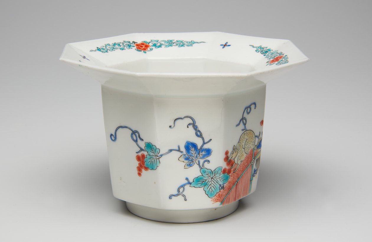 Kopper, sent på 1600-tallet – tidlig på 1700-tallet (Kakiemon, porselen med overglasur emalje) av Japanese School