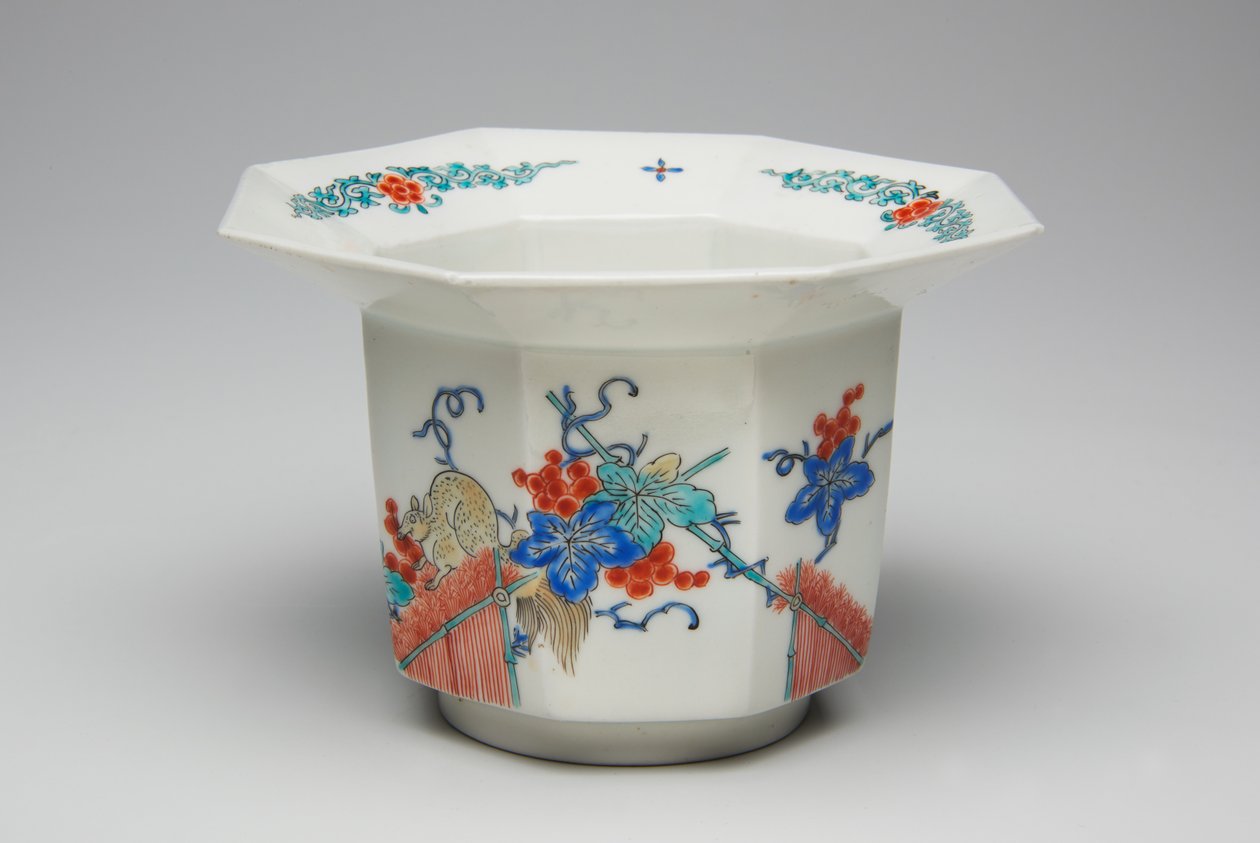 Kopper, sent på 1600-tallet – tidlig på 1700-tallet (Kakiemon, porselen med overglasur emalje) av Japanese School