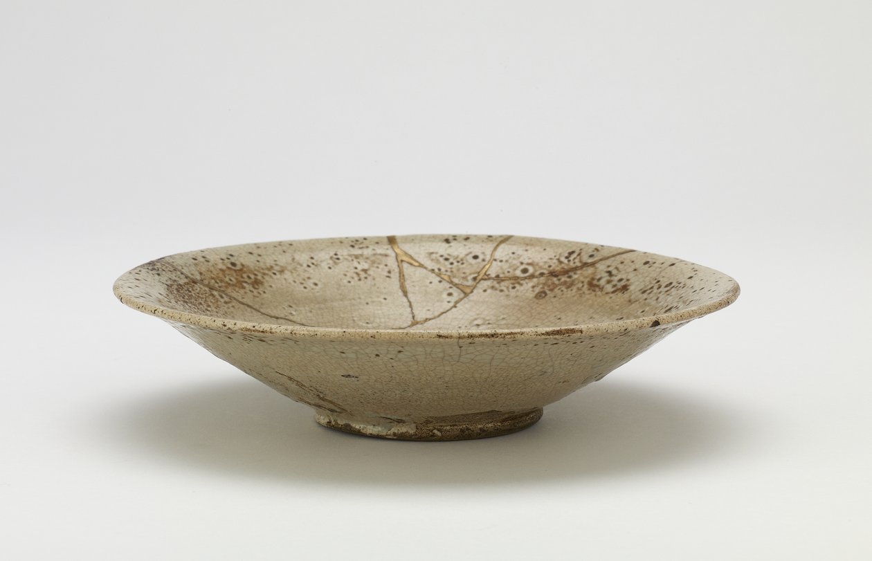 Karatsu ware tebolle av Japanese School
