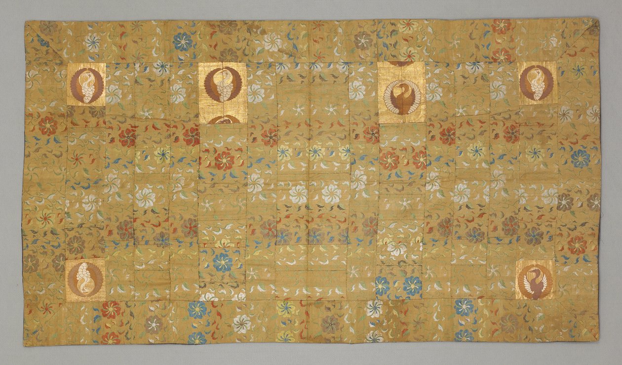 Kesa, ca. 1688-1703 (Silkeduk: lappet og sydd) av Japanese School