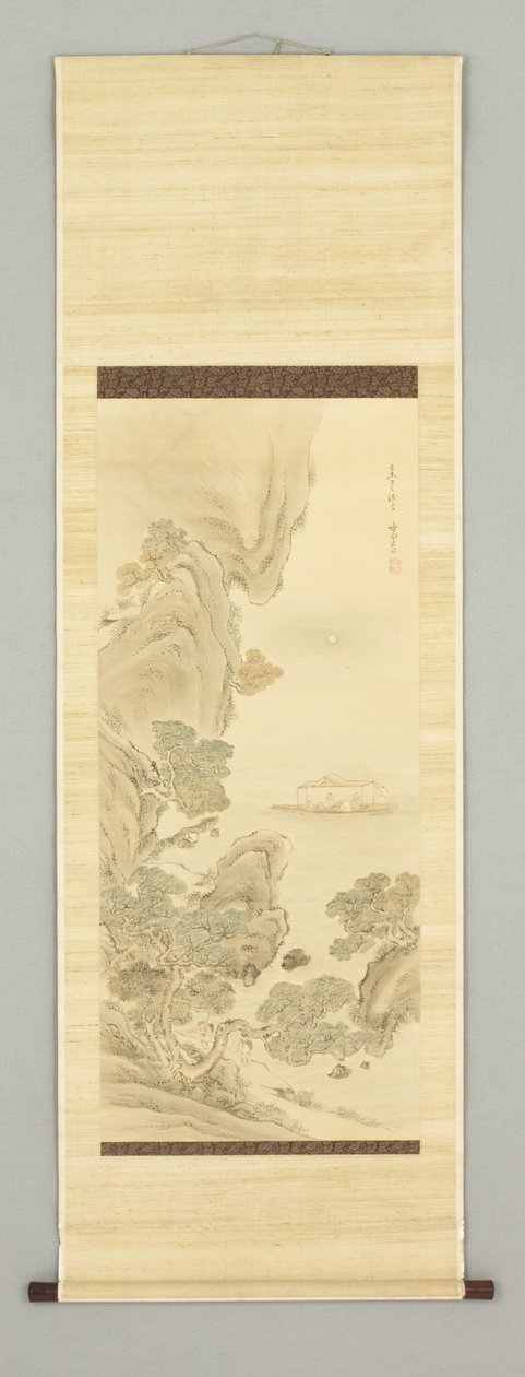 Landskap, sent på 1700- til tidlig på 1800-tallet av Japanese School