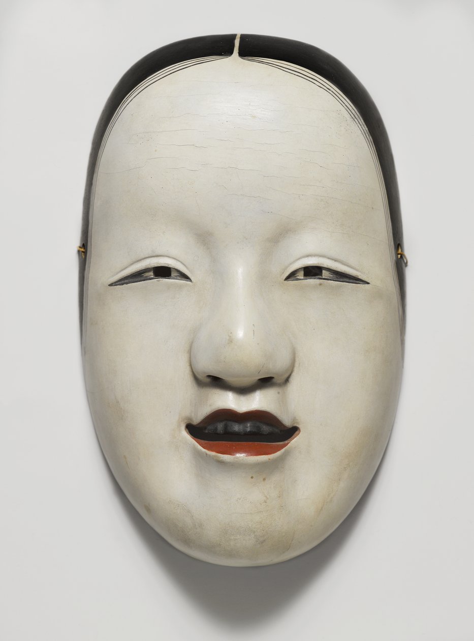 Noh maske av Japanese School
