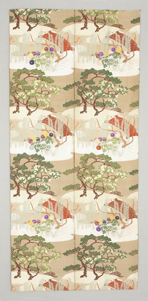 Obi Fragment av Japanese School