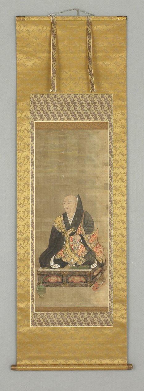 Portrett av en munk av Japanese School