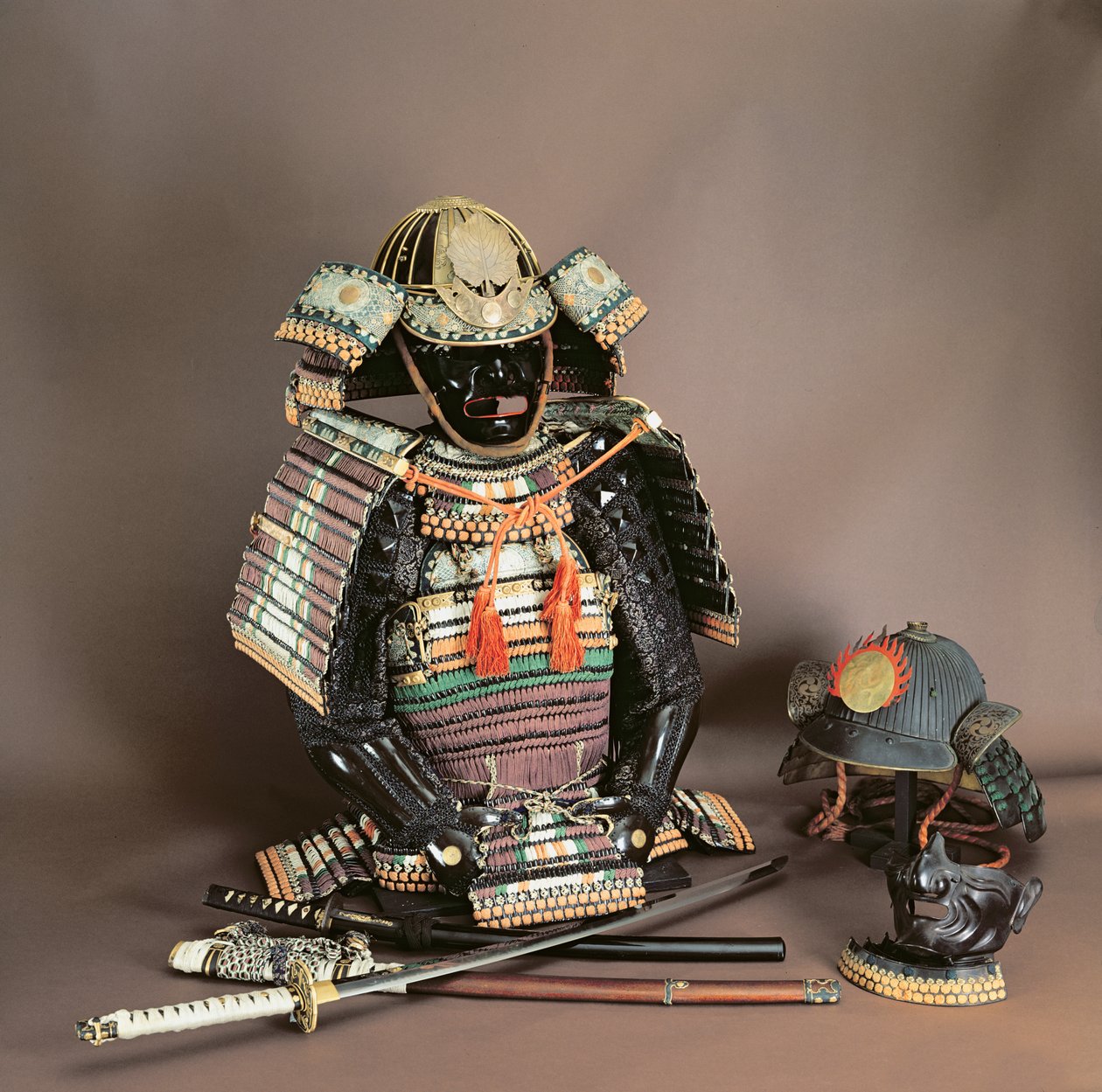 Samurai-rustning, Muromachi-perioden (1333-1571) ca. 1384 av Japanese School
