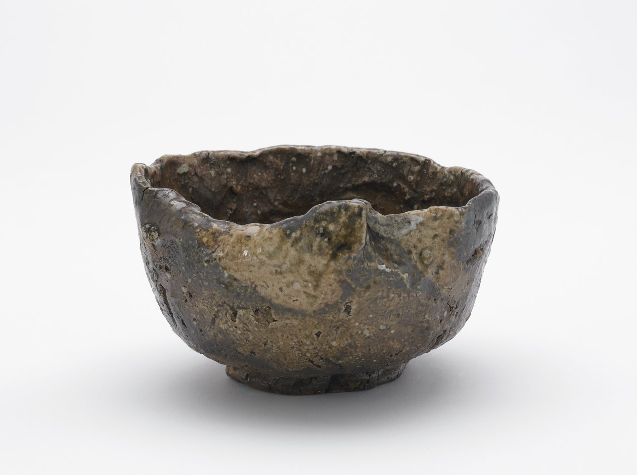 Serveringsskål, Shigaraki, Shiga prefektur, Edo-perioden, 1700- eller 1800-tallet (keramikk) av Japanese School
