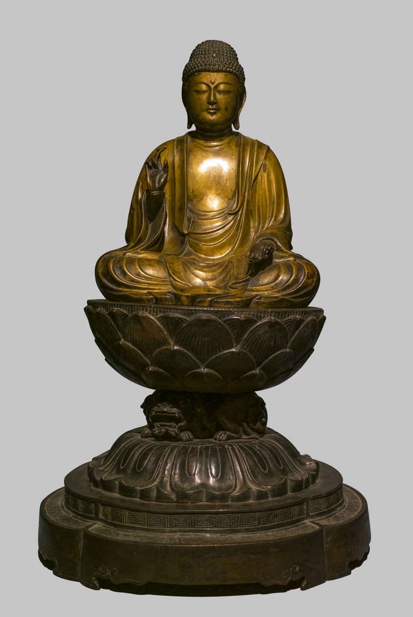 Shakyamuni etter hans perfekte oppvåkning av Japanese School