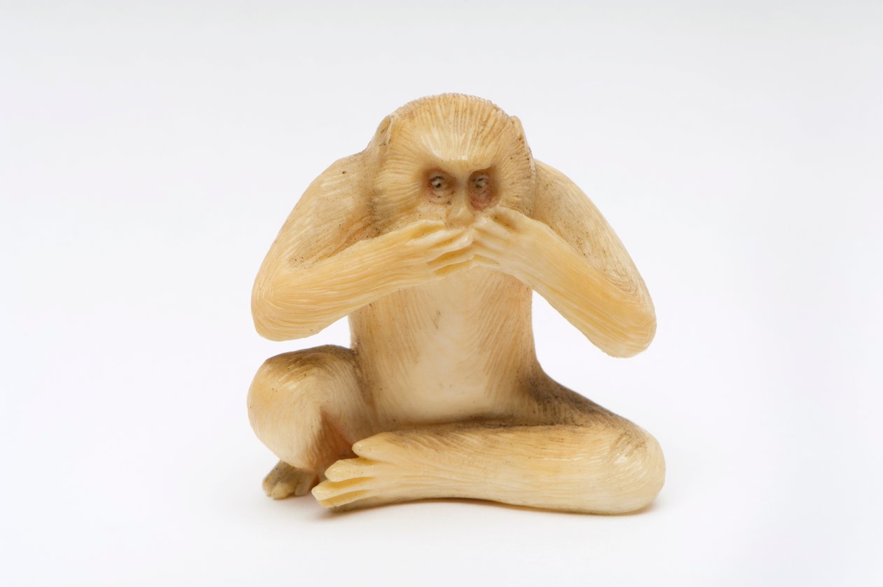 Speak No Evil, en av de tre vise apene av Japanese School