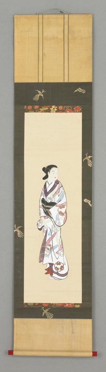 Stående figur av en kvinne, ca 1800 av Japanese School