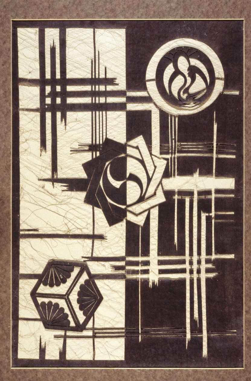 Stencil (papir) av Japanese School