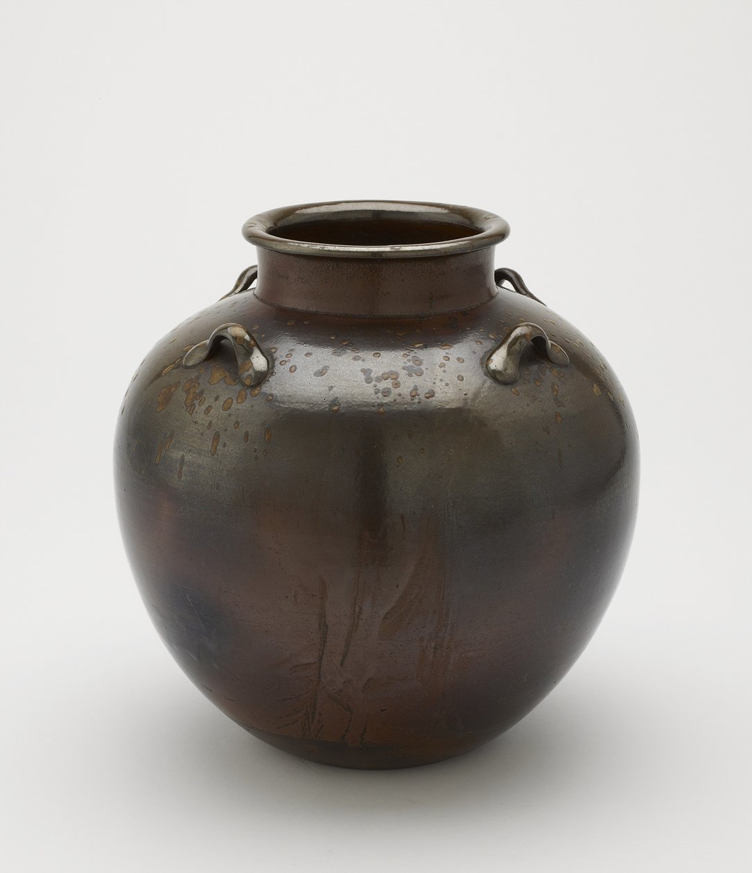 Oppbevaringskrukke for teblader, Imbe, Okayama prefektur, Edo-perioden, 1700-1800-tallet (keramikk) av Japanese School