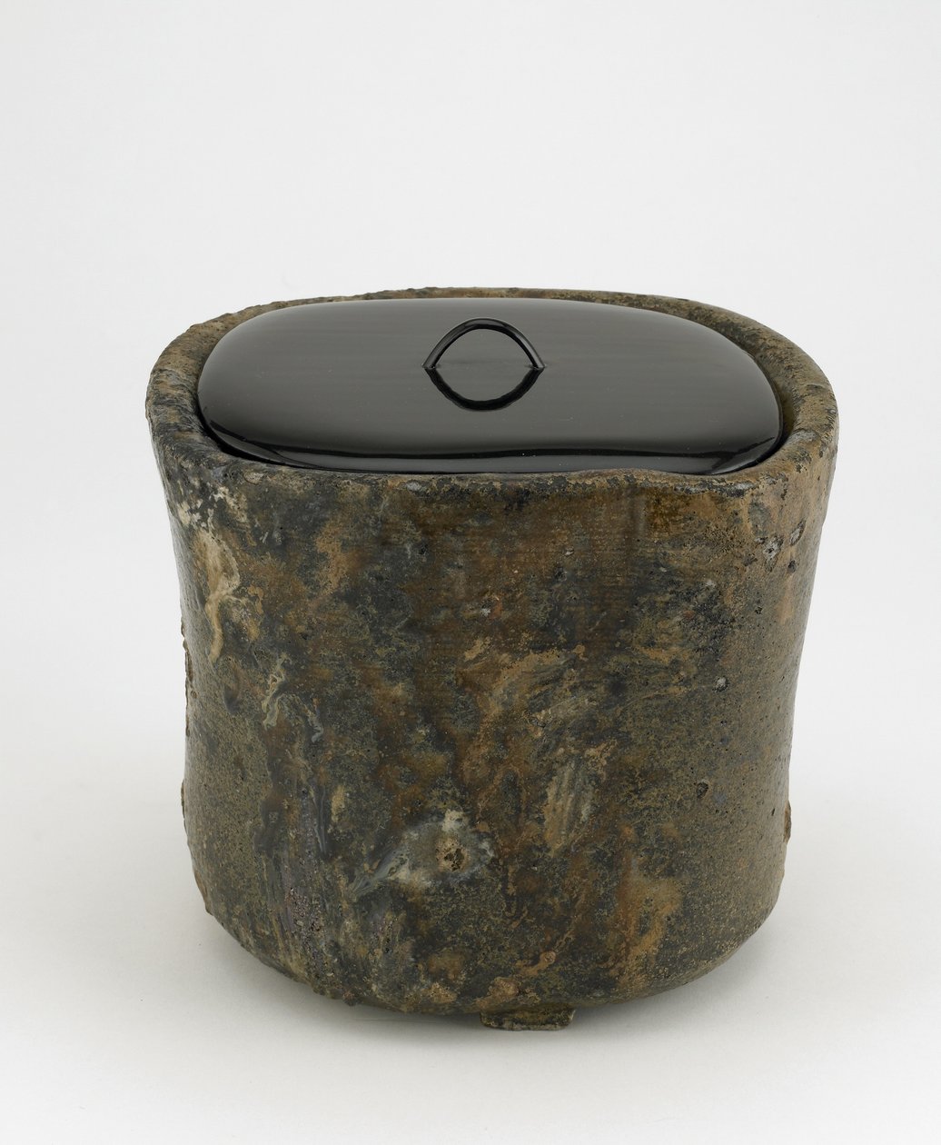 Vannkrukke for teseremoni, Imbe, Okayama prefektur, Edo-perioden, 1625-50 (keramikk) av Japanese School