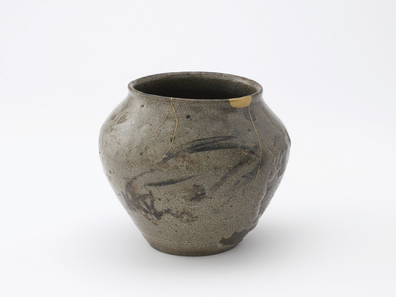 Vannkrukke for teseremoni, Saga-prefektur, Edo-periode, 1600-1700-tallet (keramikk) av Japanese School