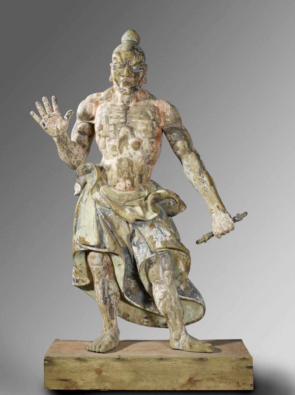 Temple Guardian, ca. 1300-1400 (tre) av Japanese School