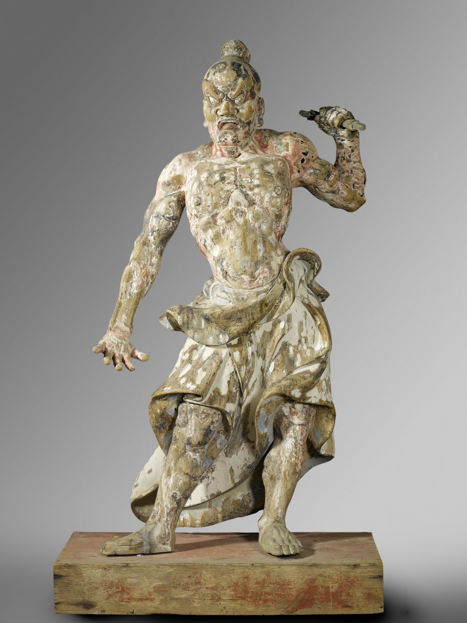 Temple Guardian, ca. 1300-1400 (tre) av Japanese School