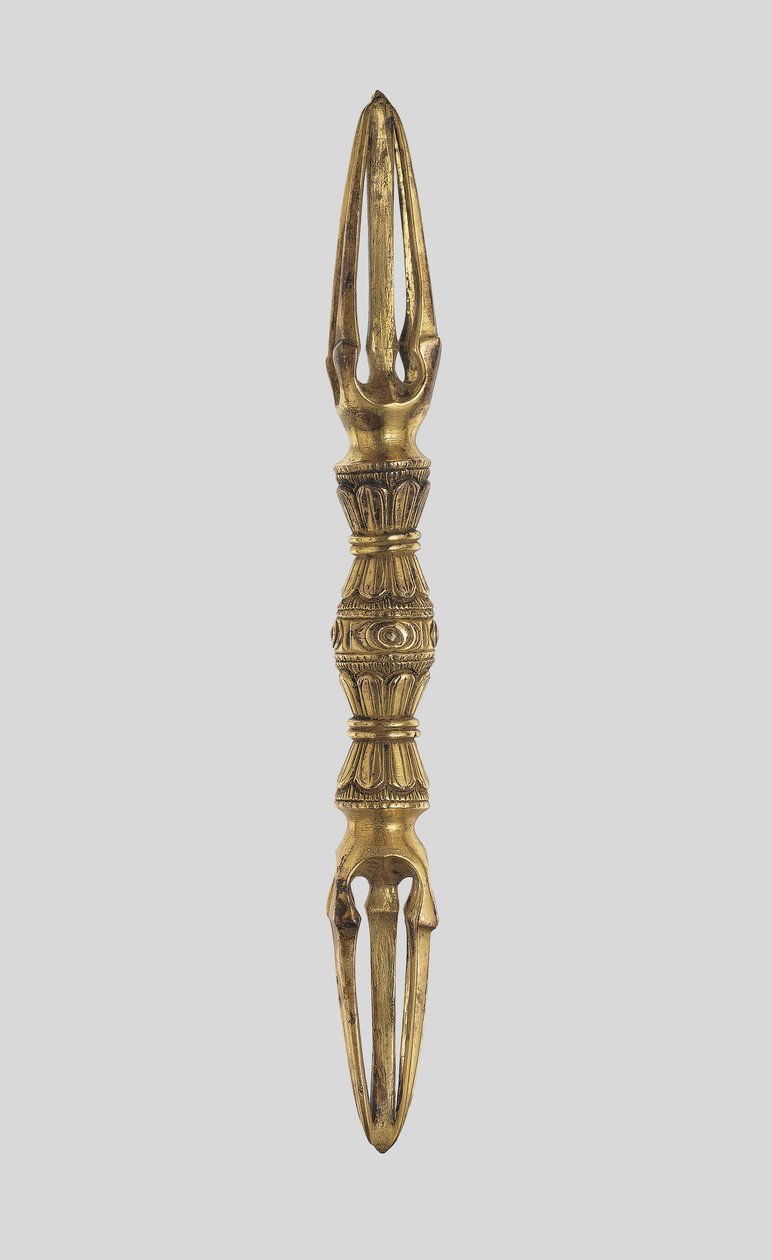 Vajra (forgylt bronse) av Japanese School