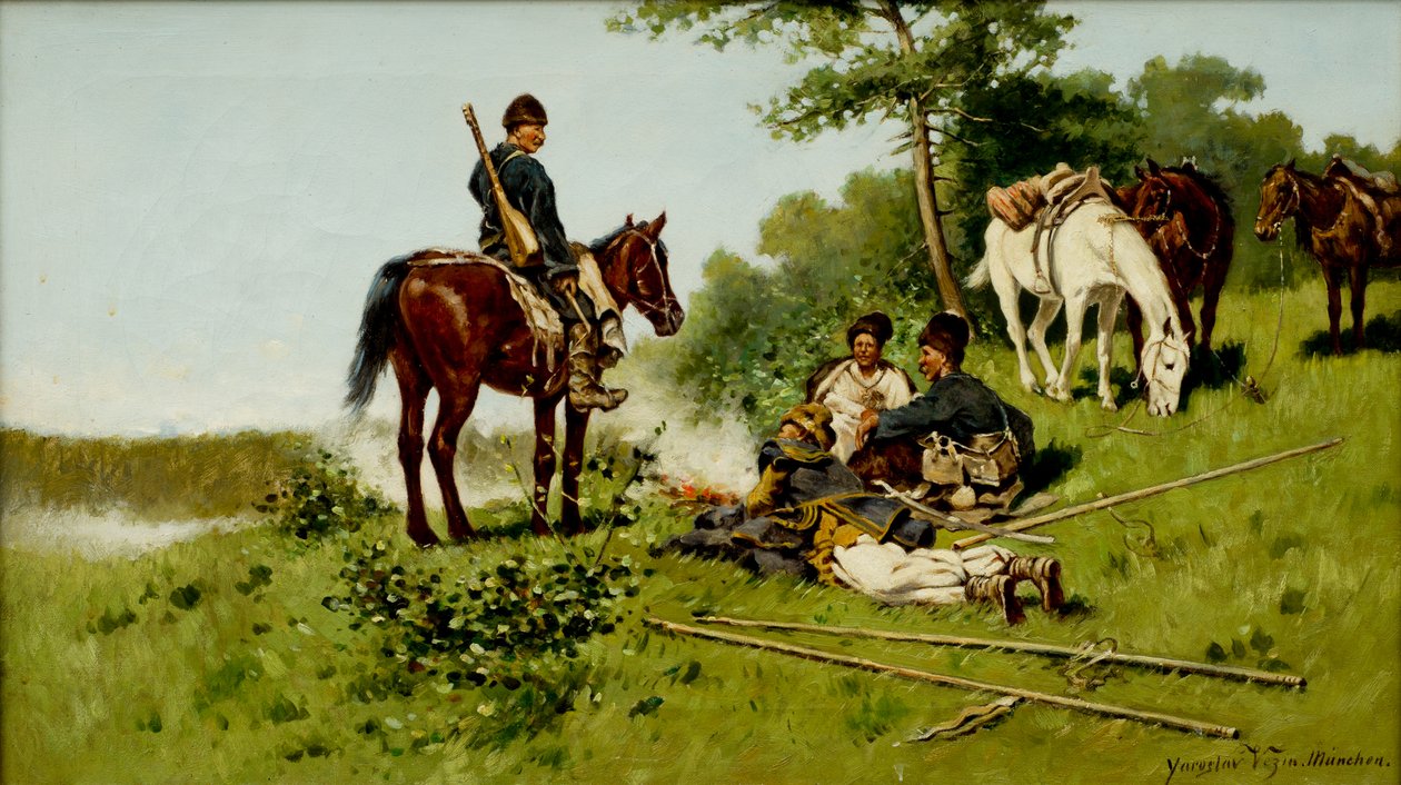 Kasakhisk leir av Jaroslav Friedrich Julius Vesin