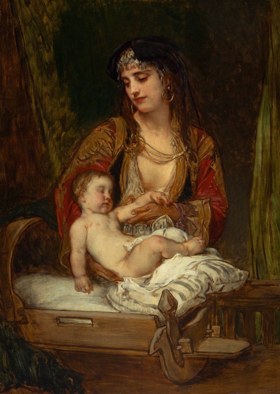 Montenegrinsk Madonna, 1865 av Jaroslav Cermak
