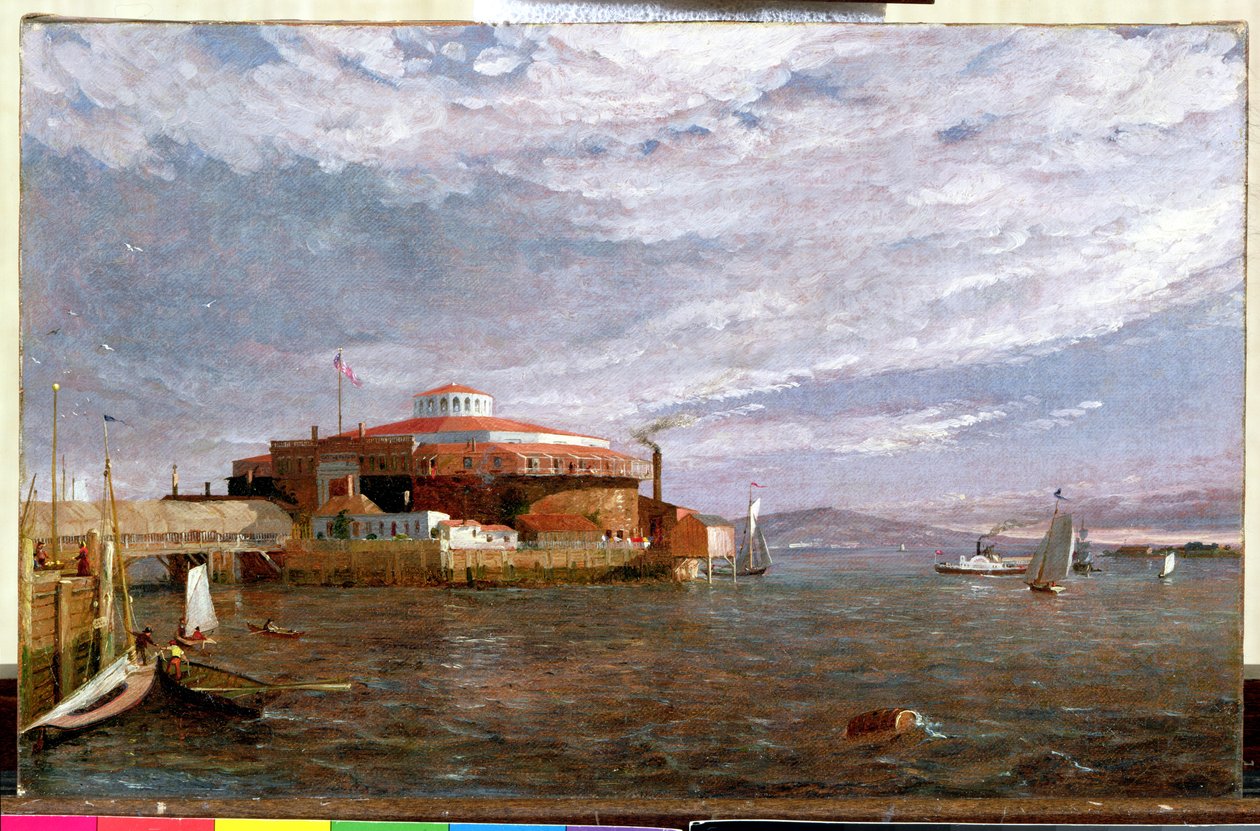 Slottshagens dag, 1851 av Jasper Francis Cropsey