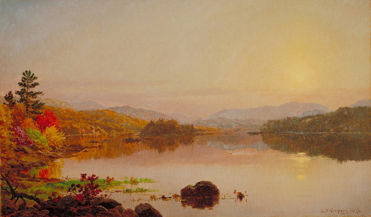 Lake Wawayanda, 1876 av Jasper Francis Cropsey