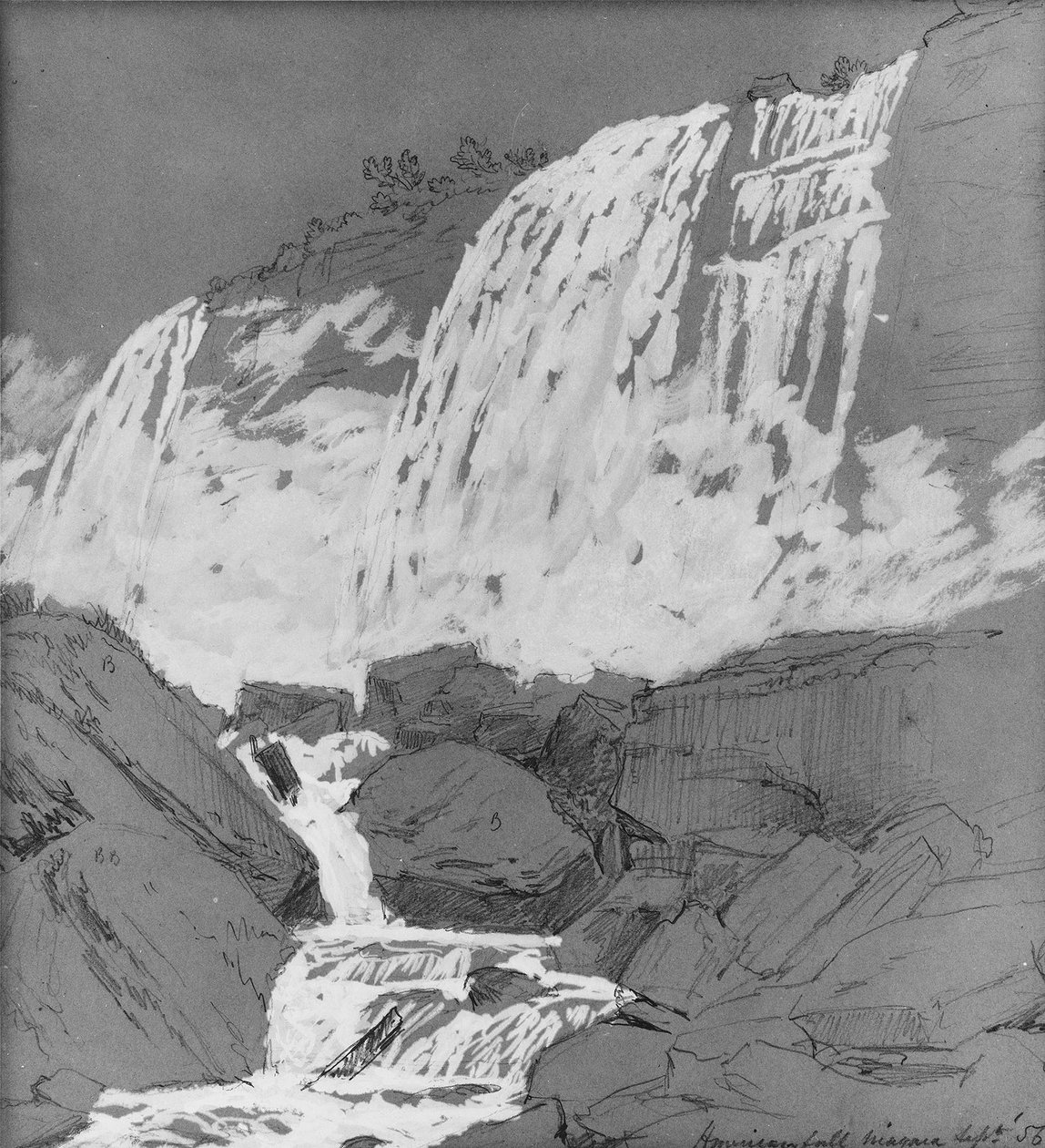 American Falls, Niagara, ca. 1855 av Jasper Francis Cropsey
