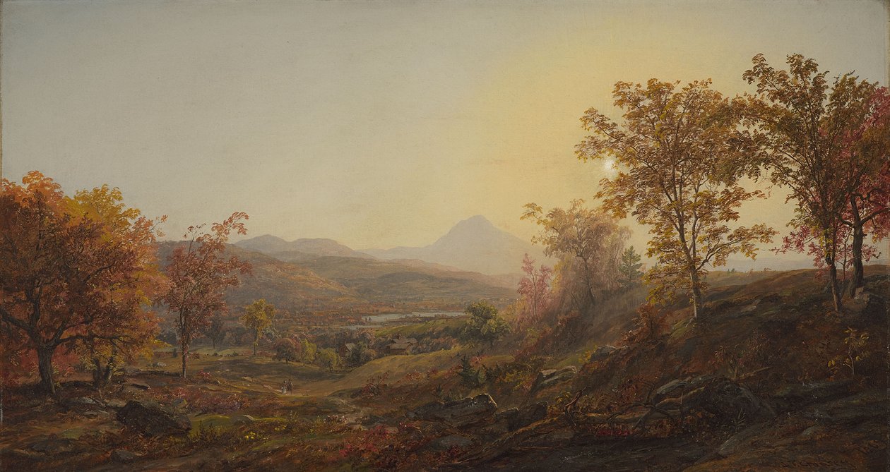 Høst ved Mount Chocorua, 1869 av Jasper Francis Cropsey