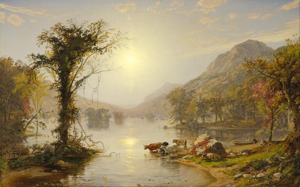 Høst ved Greenwood Lake av Jasper Francis Cropsey