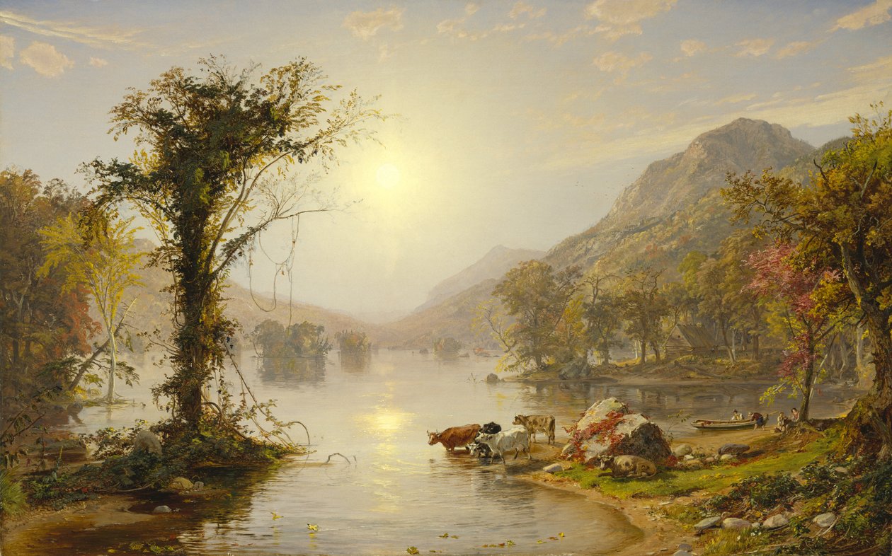Høst på Greenwood Lake, 1861 av Jasper Francis Cropsey