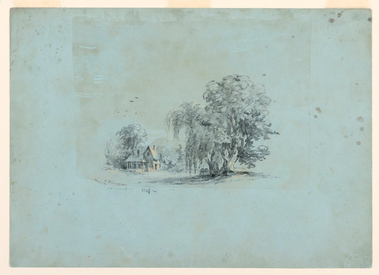 Country scene av Jasper Francis Cropsey