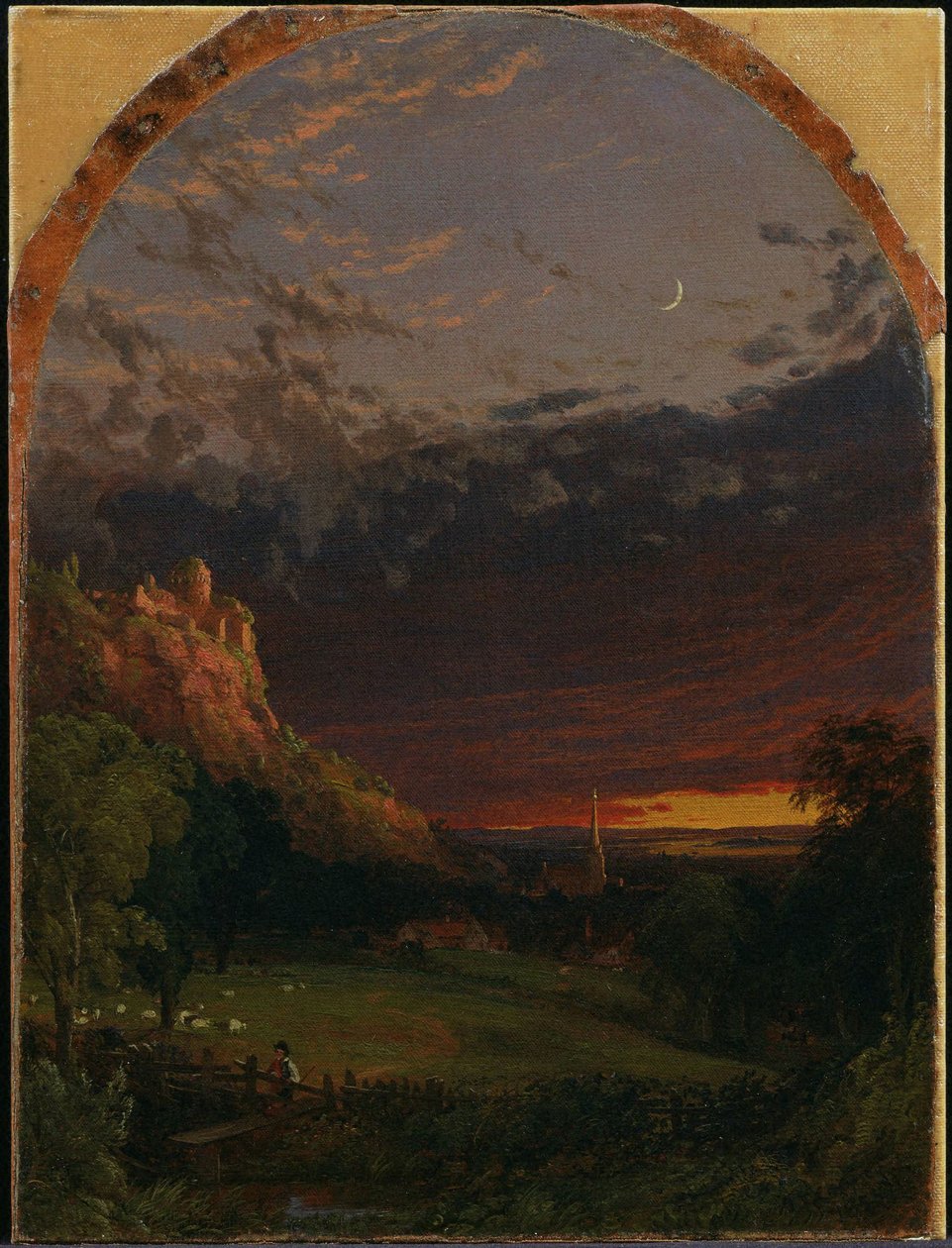 Kveld av Jasper Francis Cropsey