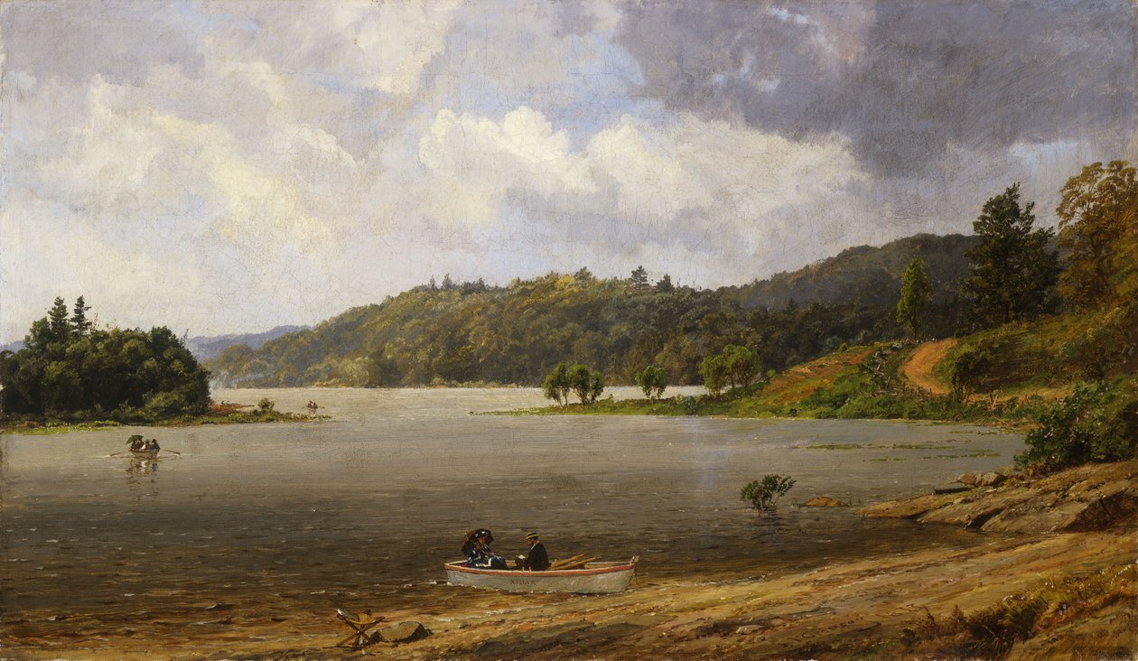 På Wawayanda Lake, New Jersey, 1873 av Jasper Francis Cropsey