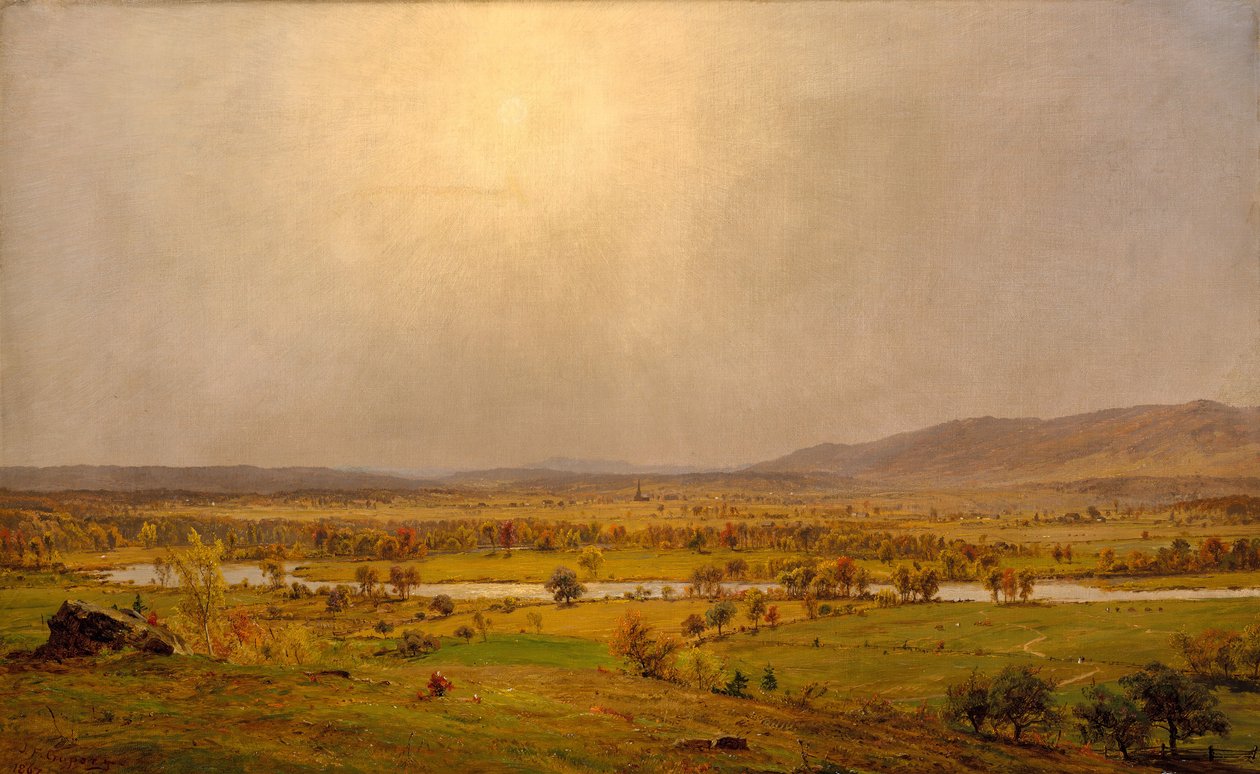 Pompton Plains, New Jersey, 1867. av Jasper Francis Cropsey