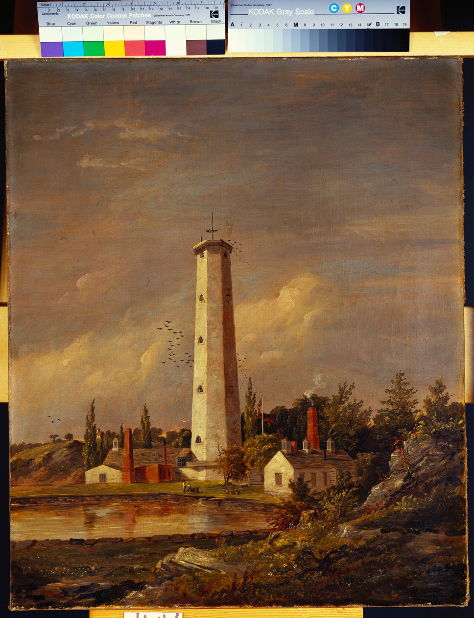 Shot Tower, 1845 av Jasper Francis Cropsey